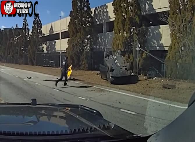 Video :Crazy pursuit following a heist